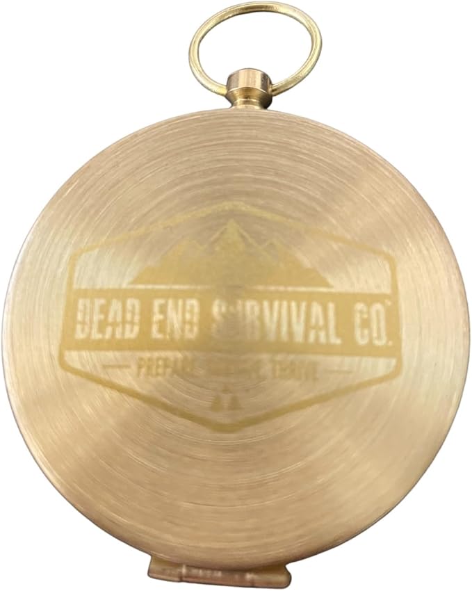 SharpSurvival Military-Grade Glow-in-The-Dark Compass – Waterproof Metal Navigation Tool for Camping, Hiking, Hunting, Survival & Orienteering – Compact & Lightweight