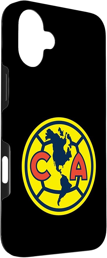 Club America Classic Crest Circle with Americas Map Case for iPhone 16 Plus