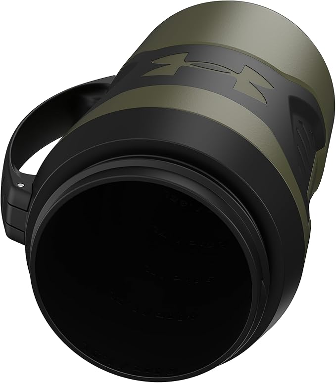 Under Armour Half Gallon Water Bottle Insulated, 64oz Insulated Water Bottle with Handle, Fence Hook, Leak Resistant, for Baseball, Football & More - Marine OD Green