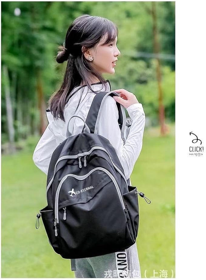 Geboldil Men's and women's waterproof backpack traveling backpack green3