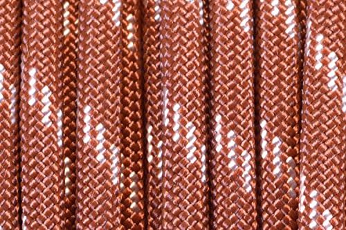 BORED? PARACORD! 550 lb Paracord – Ideal for Crafting, DIY Projects, Camping, Military & Active Outdoors – 300+ Colors – Tactical Parachute Cord Type III – Strong - Pigskin 50 Feet