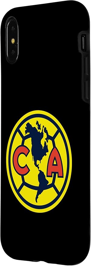 Club America Classic Crest Circle with Americas Map Case for iPhone X/XS