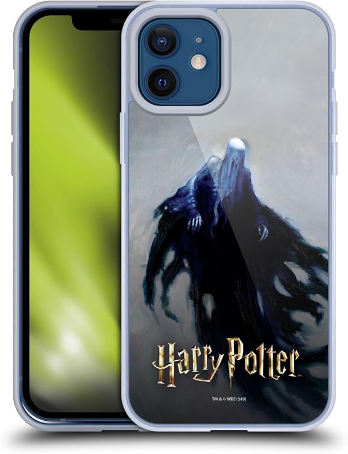 Head Case Designs Officially Licensed Harry Potter Dementor Prisoner of Azkaban II Gel Case [Military Grade Protection] Compatible with Apple iPhone 12 / iPhone 12 Pro and Compatible with MagSafe