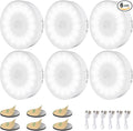 6 Pack Motion Sensor Light Indoor [Upgraded 14 LEDs], USB Rechargeable Night Light, Long Last Battery & 3 Light Modes, Wireless Magnetic Nightlight for Closet, Stairs, Hallway - Cold White