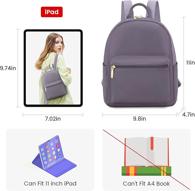 LOVEVOOK Mini Backpack for Women Light Weight Small Waterproof Backpack Purses Daily Backpack… | Light Weight