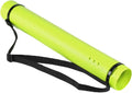 DEWEL Poster Tube, Waterproof Poster Holder Plastic Expandable Poster/Art/Document Storage Tube 24.5" to 40", Adjustable Poster Storage Blueprint Holder with Carrying Strap (Light Green-Large Size)