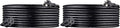 Amazon Basics 3-Prong Extension Cord for Indoor Use, 13 Amps, 125V, 16 AWG, 20 Foot, Black, 2-Pack