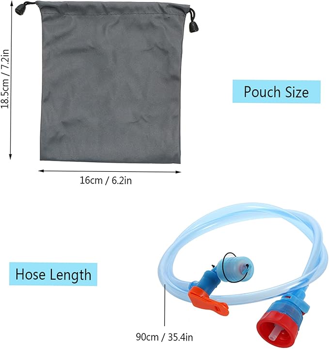 Hydration Drinking Tube - Hydration System Kit Hose Hydration Bladder Reservoir Pack Backpack System Hose Kit Water Bottle Tube Adjuster