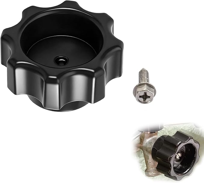 630-7965 Wall Hydrant Handle Kit Fits for Mansfield 500 400 300 Series,Outdoor Faucet Repair Kit(Black)