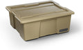 DECKED Payloader 32 L (1-Pack) - 75 lb Bin / 200 lb Lid Load Rated, Heavy-Duty Stackable Storage Bins, Fits Drawer System & Tool Box - Black