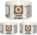 SpaceTent 3 Pack VF3501 Replacement Bags for Rigid 3-4.5 Gallon Wet/Dry Vacuums, Size C High Efficiency Dust Filter Bags, Part # 23738 WS32045F