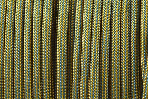 BORED? PARACORD! 550 lb Paracord – Ideal for Crafting, DIY Projects, Camping, Military & Active Outdoors – 300+ Colors – Tactical Parachute Cord Type III – Strong - King TUT 50 Feet