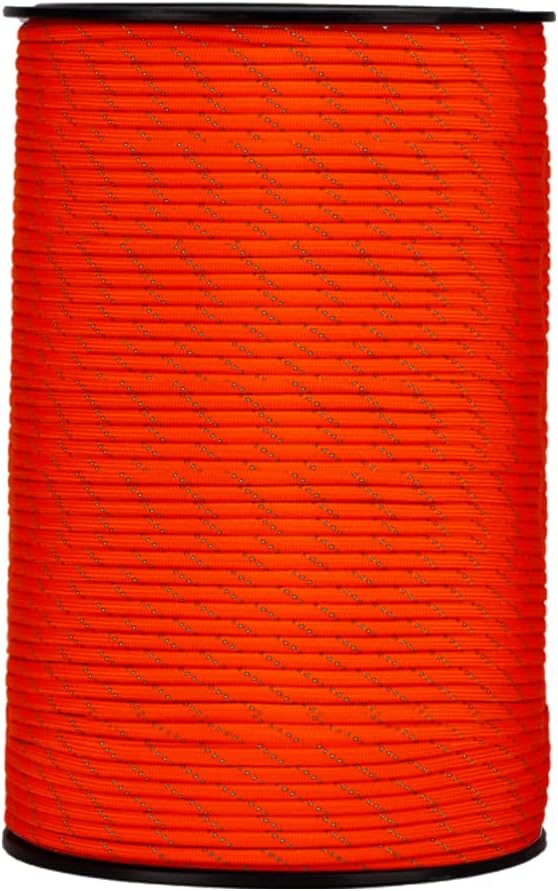 HERCULES Type III Paracord 550 Paracord Rope Parachute Cord, 100' Reflective for Survival Rope, Survival Cord