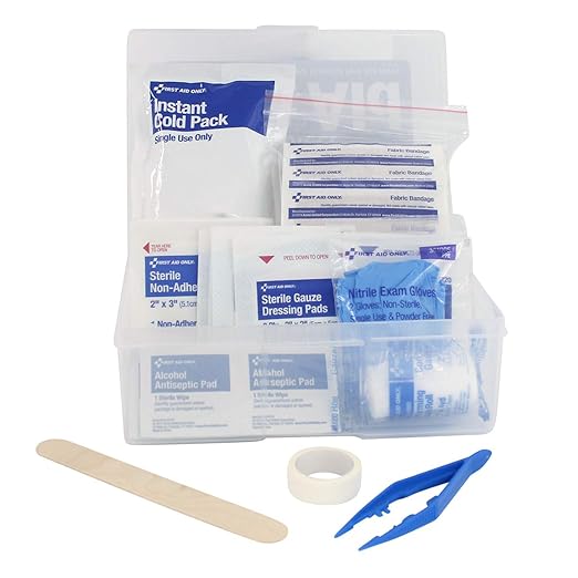 First Aid Only 59695 Clean & Protect Everyday Emergency First Aid Kit for Home, Work and Travel, 175 Pieces