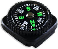 ADROIT Hikers Compass | 0.75", 1", 3" | Ideal for Watch Band, Lanyard, Key Ring | Accurate Navigation for Hiking, Biking, Travel