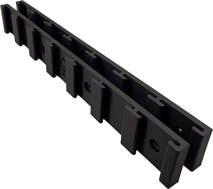 Modular Wall Storage System Rail — Garage Organizer for Fishing, Ski, Bike and Outdoor Gear | PETG, Made in USA