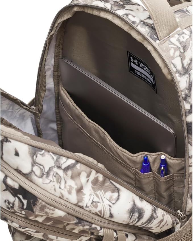 Under Armour Unisex Hustle 6.0 Backpack Taupe Dusk/Taupe Dusk/Summit White One Size