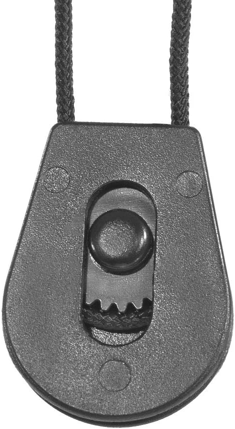 Wheeled Cord Lock Stopper (500 Pack) - Heavy Duty - Clamp Toggle End Slider for Shock Cord, Bungee, Paracord, Drawstrings