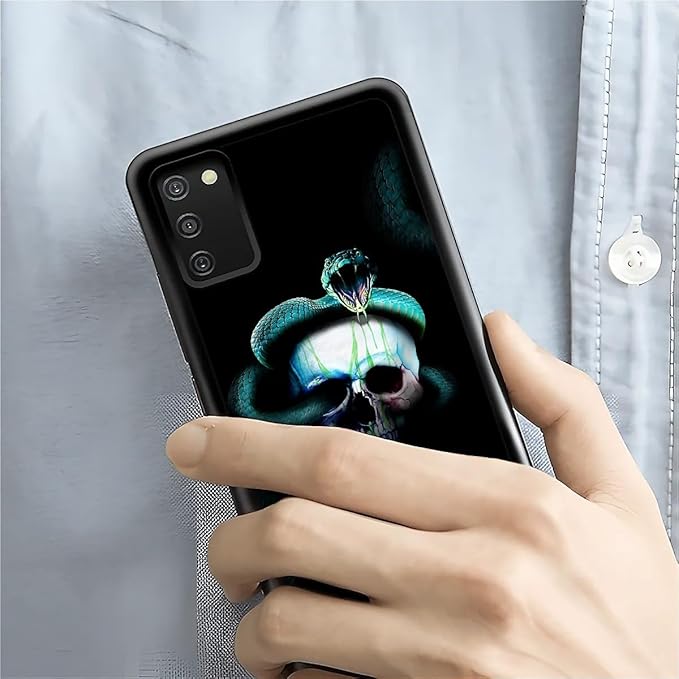for Samsung Galaxy S20 FE Case, Skeleton Winding Snake Pattern Graphic Design Girl Boy Soft Silicone Hard Acrylic Shock Protection for Samsung Galaxy S20 FE