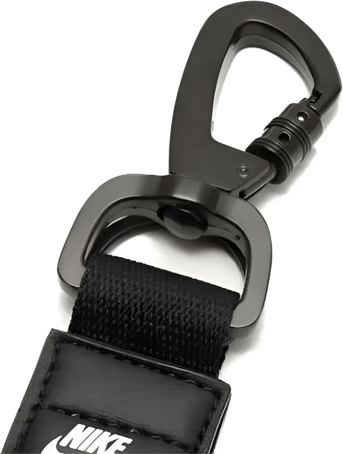 Nike Swoosh Key Holder - Durable Carabiner-Style Clip, Keychain with Iconic Branding