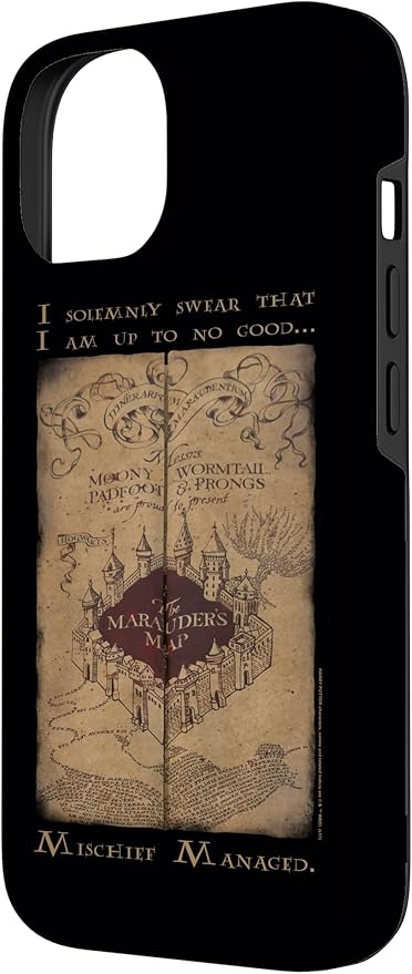 iPhone 14 Harry Potter Marauder's Map Words Case