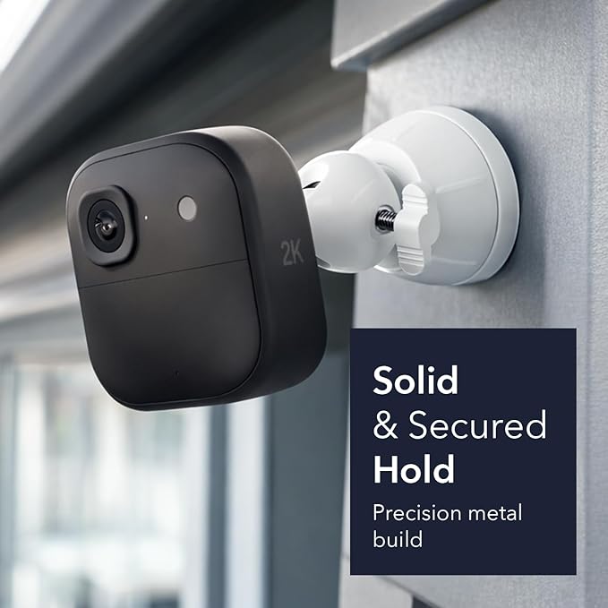 Wasserstein Universal Security Camera Mount Compatible with Blink Outdoor/XT/XT2, Ring Outdoor Cam Plus/Stick Up Cam, Arlo Essential Spotlight/Pro 3/4/Ultra/Ultra 2, eufyCam 2/Pro (2-Pack)