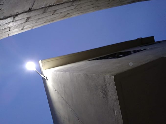 ledmo Mounting Arm for LED Barn Light Adjustable Angle Sturdy Black Aluminum Extension Mounting Pole for Dusk to Dawm Outdoor Security Area Light Yard Lighting