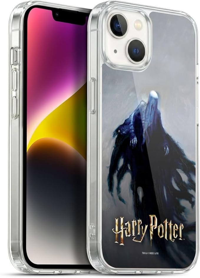 Head Case Designs Officially Licensed Harry Potter Dementor Prisoner of Azkaban II Gel Case [Military Grade Protection] Compatible with Apple iPhone 14 Plus and Compatible with MagSafe