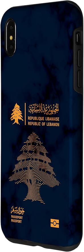 Lebanon,Lebanon Passport,Lebanon Flag,Lebanon map. Case for iPhone XS Max