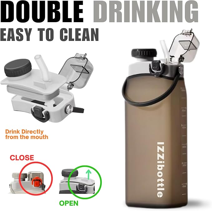 Collapsible Lightweight Silicone Water Bottle (600ml, Brown) | BPA Free, Eco-Friendly, Medical Grade | Leakproof Bottle for Sports, Travel, Hiking, Gym, Outdoor Adventures and Daily Use