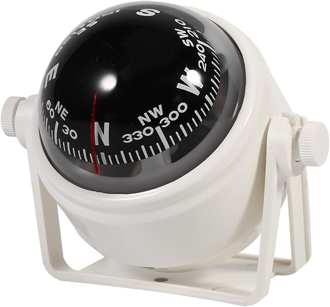 Waterproof Sea Car Compas Dashboard,Boat Compas Marine Dash Mount Dashboard Compas for Car Watercraft Boat Caravan