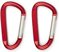 LESHIRY Large Carabiners Keychain 3" Aluminum D Shape Premium Durable D-Ring Carabiner Clip Hook Camping Accessories Snap Link Key Chain Durable Improved Design