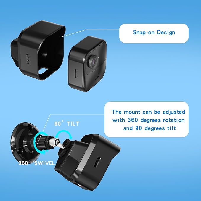 Hogee All-New Blink Outdoor 4 (4th Gen) Camera, Weatherproof Protective Housing and 360 Adjustable Mount with Sync Module 2 - 3 Pack