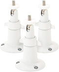Wasserstein Adjustable Metal Wall Mount for Arlo Essential 3rd Gen/2nd/1st/Go 2/Arlo Pro (6th Gen)/Pro 5S 2K/Pro/4/3/Ultra (3rd Gen)/Ultra 2/Ultra & Ring Stick Up Cam (Battery/Plug-In) (3-Pack, White)