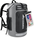Waterproof Dry Bag with Waterproof Phone Case Grey