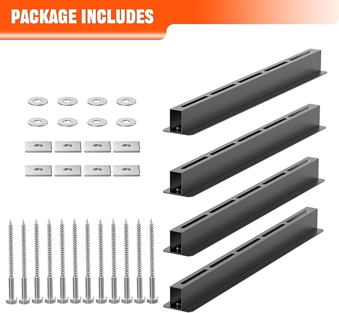 TORACK Garage Ceiling Bin Storage Rack, Overhead Tote Storage Rail System Heavy Duty Adjustable Tote Slide Rails(for 3 Bins, Bins are not included)