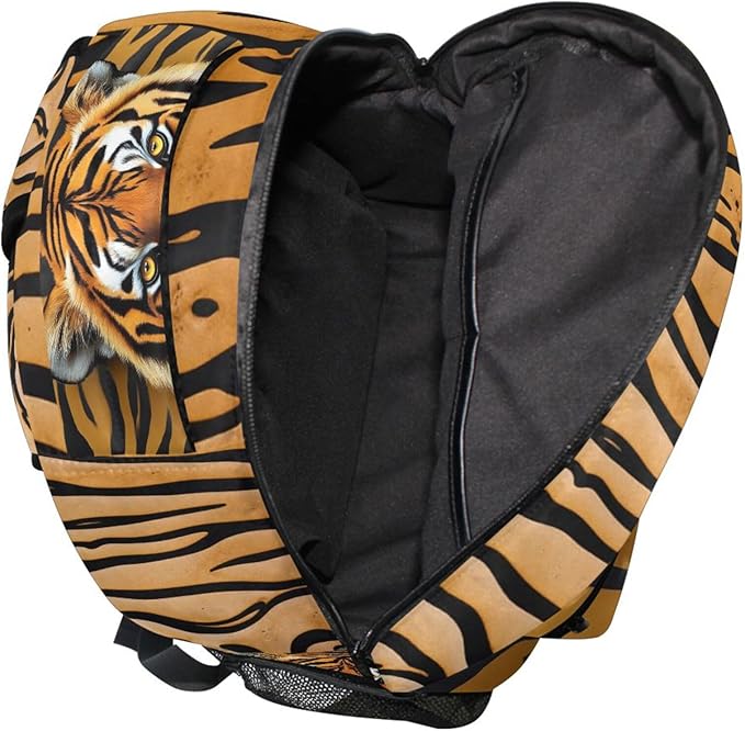 Wamika Tiger Kids Backpack Zebra Giraffe School Backpacks Boy Girl Preschool Book Bag