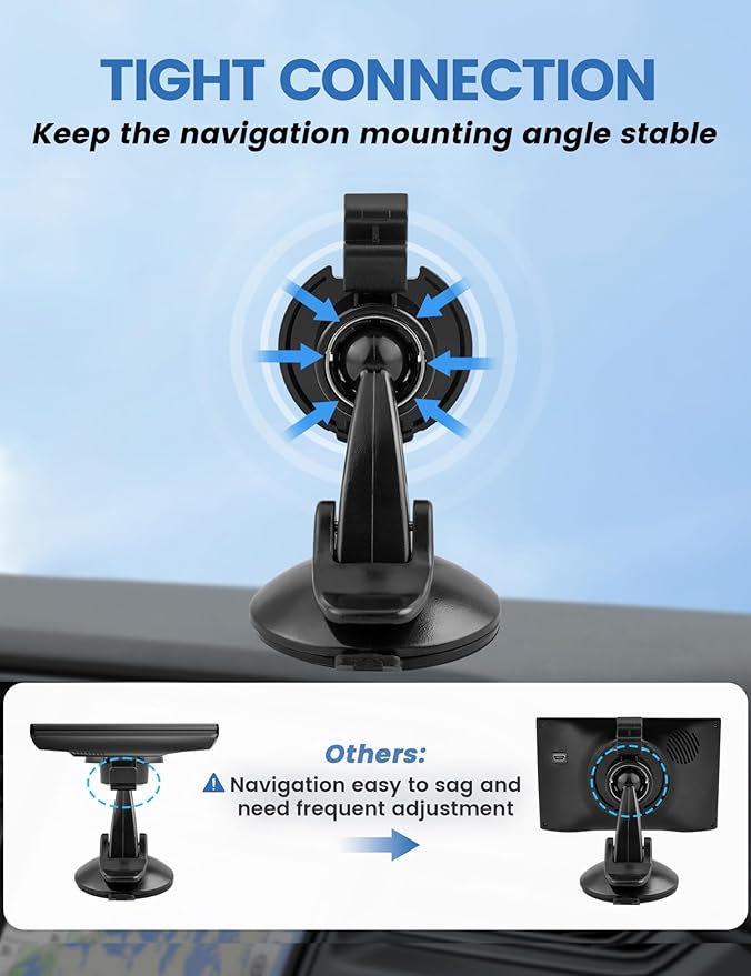 EWAY 2-Pack GPS Bracket Cradle Mount for Garmin Nuvi 42LM 44 52LM 54 55LMT 56 58 2407 2408 2447 2448 2467 2497 2507 2508 2547 2548 2557 2567 2577, Replacement Accessories for Garmin Navigator