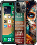 for iPhone 13 Pro Max Case, Sugar Skull Day of Death Halloween Pattern Graphic Design Girl Boy Soft Silicone Hard Acrylic Shock Protection for iPhone 13 Pro Max