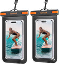 Lamicall Large Size Waterproof Phone Pouch Case - [ Big Case Friendly ] for Galaxy S25 Ultra, S22 23 S24 Ultra with Case, for iPhone 17 16 15 14 13 Pro Max, Plus Mini, Gift for 7.5" Devices