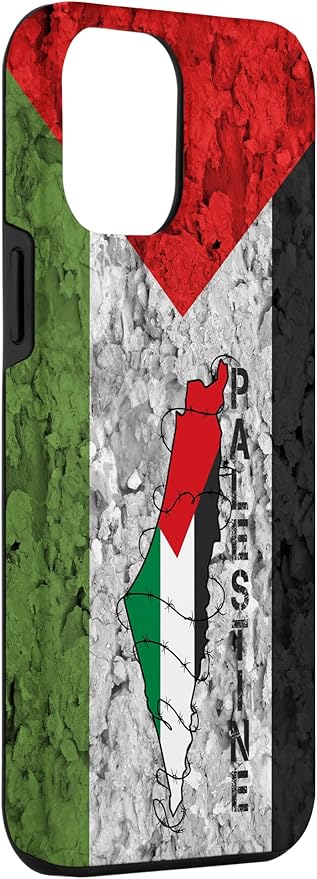 Kufiya PALESTINE Keffiyeh flag, Palestinian Map pattern Case for iPhone 12 Pro Max