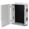 Namunanee Outdoor Electrical Junction Box, ABS Water Resistant Enclosure with Internal Mounting Panel & Hinged Cover, 15.7" H* 11" L* 5.9" W