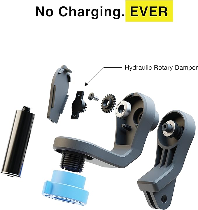 V2 Hydraulic Leveling Mount for Action Camera, GoPro, DJI, Insta360 - Pocket-Sized Leveler, Gimbal, JIB - No Batteries, No Charging, Waterproof