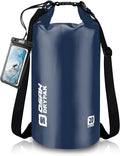 Waterproof Dry Bag, 5L/10L/20L/30L/40L Roll Top Lightweight Storage Backpack with Phone Case for Women & Men, Floating Waterproof Sack for Travel, Swimming, Kayaking, Paddle Board, Camping & Beach