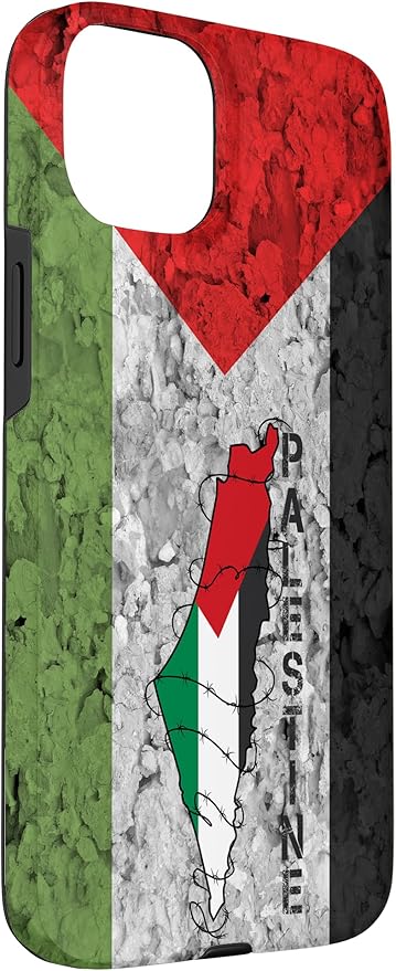 Kufiya PALESTINE Keffiyeh flag, Palestinian Map pattern Case for iPhone 15 Plus