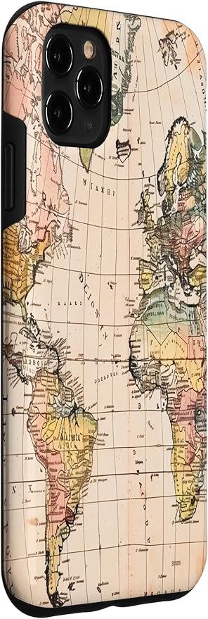 World Map ,Old Map of the World Case for iPhone 11 Pro Max