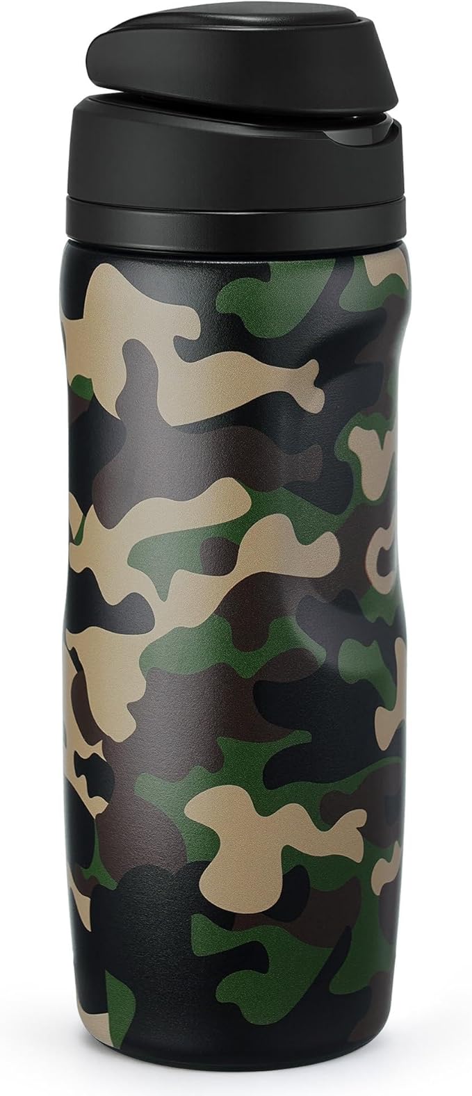 Fijinhom 24 oz Insulated Water Bottle,Stainless Steel Sports Water Bottle with Straw, Double Wall Vacuum Leak Proof, Cold for 24 Hours, BPA Free for Travel, Sport, Outdoor, Camouflage color