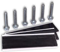 SatelliteSale Universal Roof Patch Kit 6X Zinc Plated Lag Bolts and 3X Mastic Pitch Pads