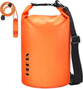 HEETA Waterproof Dry Bag for Women Men, 5L/10L/20L/30L/40L Roll Top Lightweight Dry Storage Bag Backpack with Emergency Whistle for Travel, Kayaking, Boating, Camping, Beach, Cruise Ship Essentials