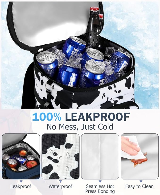 Cooler Backpack, 22L Waterproof Soft Backpack Coolers Leak Proof Beach Backpack Insulated Picnic Lunch Bag for Fishing Camping,Beach,Hiking,Travel
